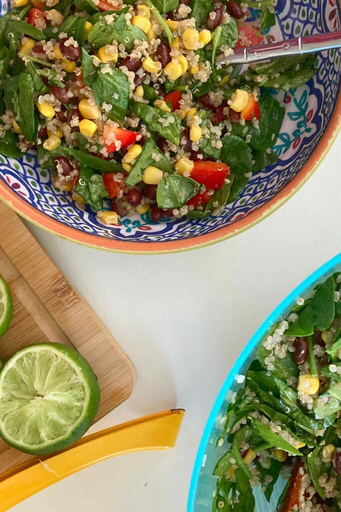 easy Mexican quinoa salad