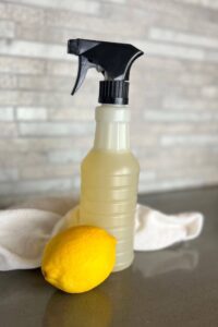 Lemon countertop spray