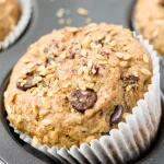 Healthy Flaxseed Chocolate Chip Muffins