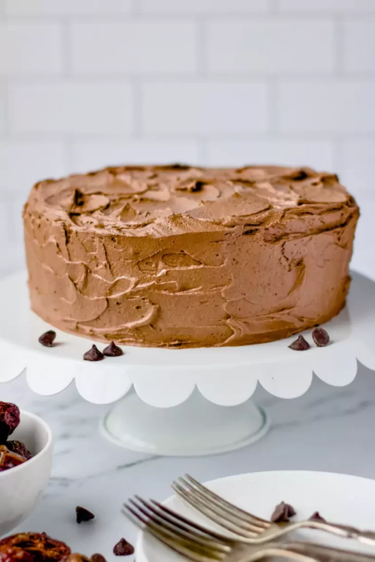 Date Sweetened Chocolate Cake