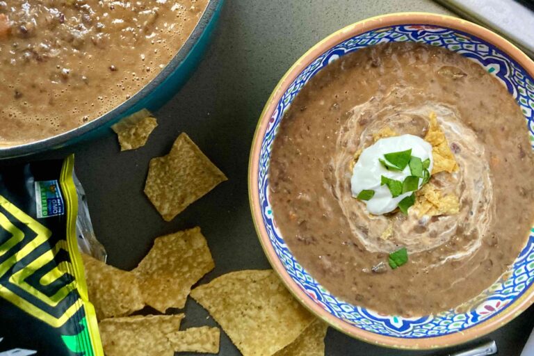 20 Minute Black Bean and Lime Soup