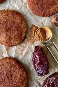 snickerdoodle, dates, and cinnamon