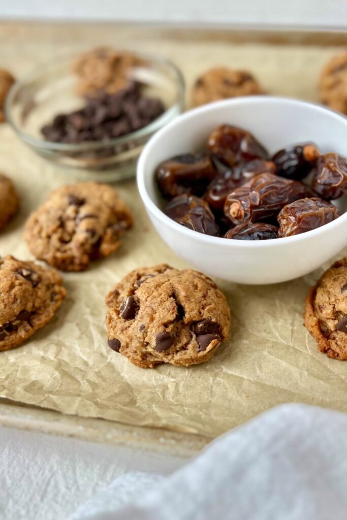 bowl of dates with cookies