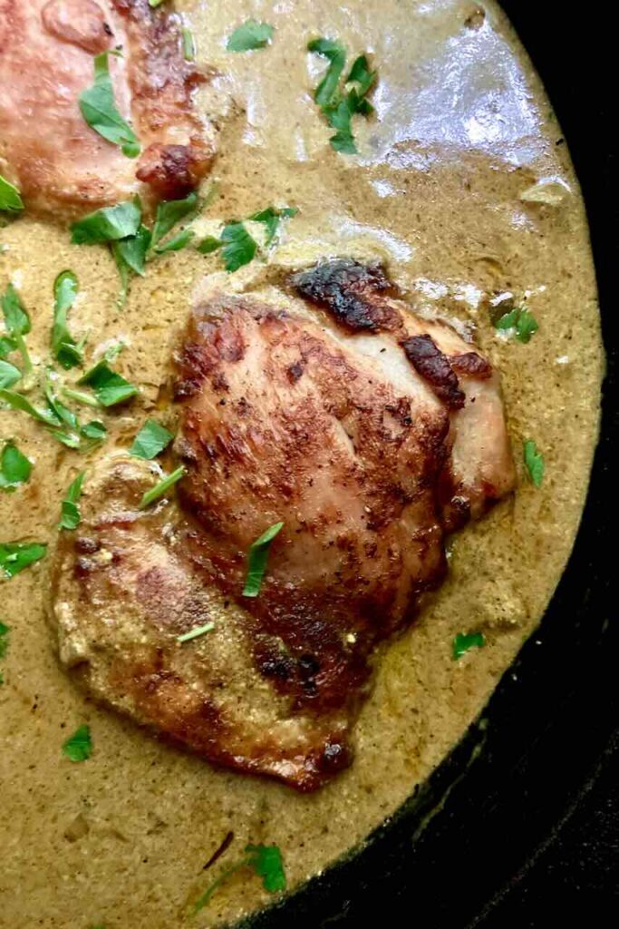 Creamy Cast Iron Chicken Curry