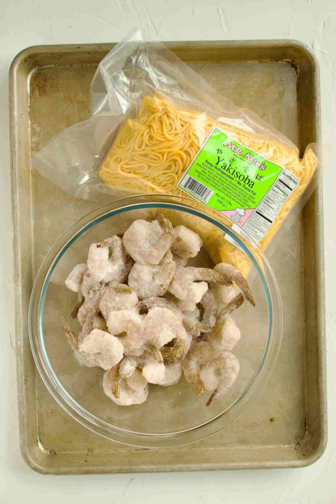 Shrimp and Yakisoba Noodles