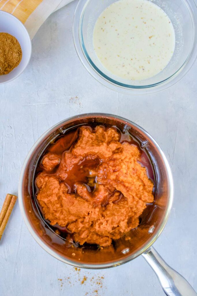 Healthy Eggless Pumpkin Pie