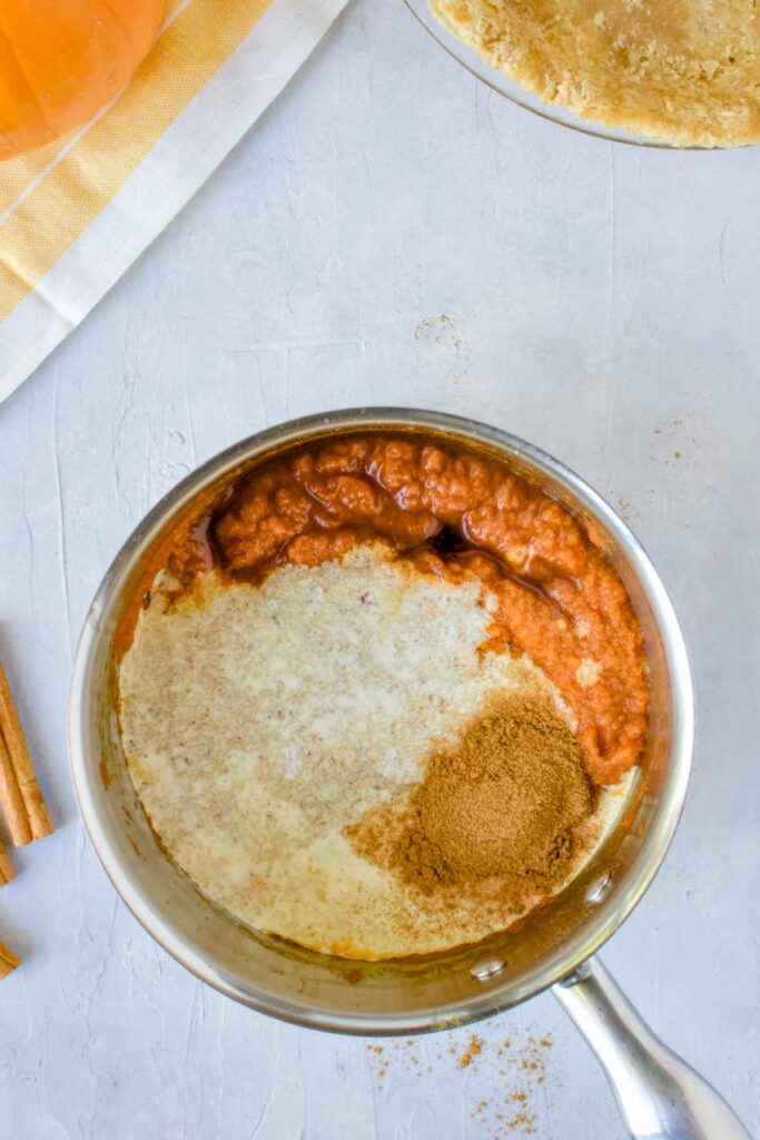 Healthy Eggless Pumpkin Pie