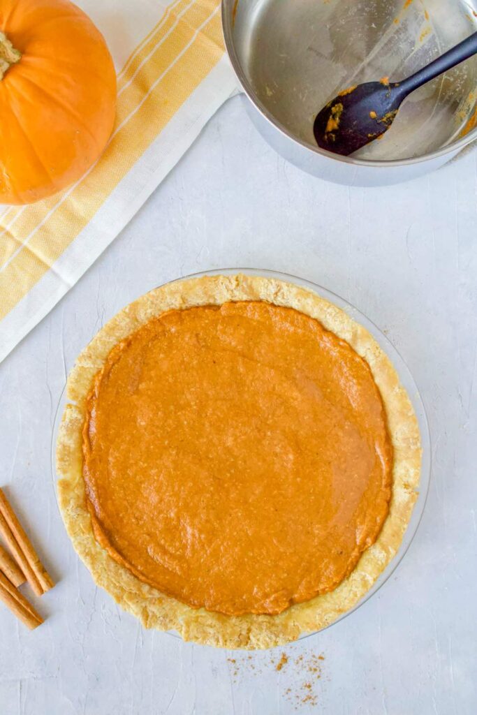 Healthy Eggless Pumpkin Pie