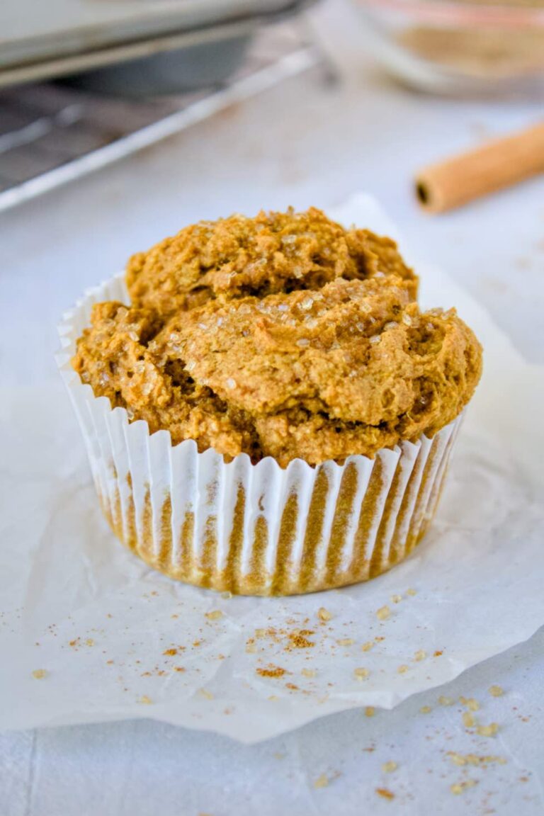 Easy Eggless Pumpkin Muffins