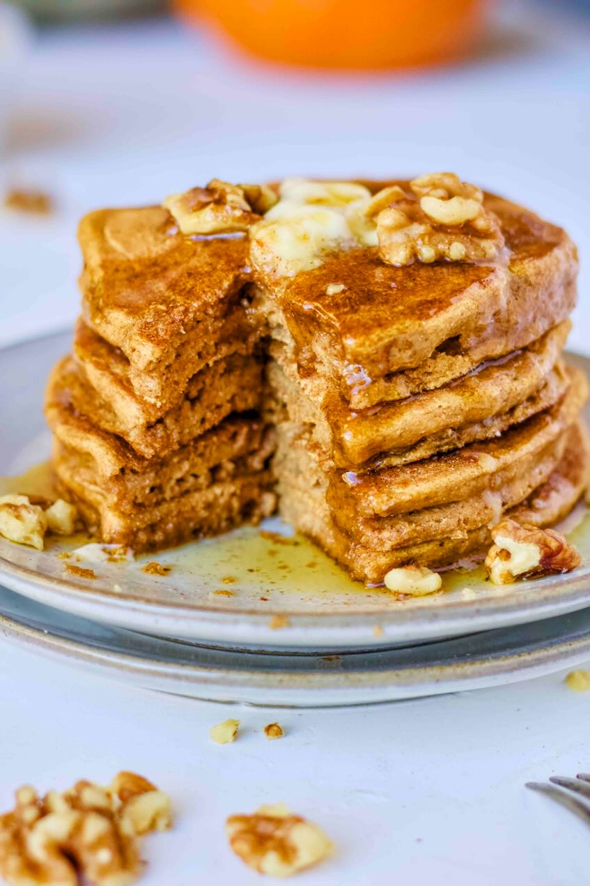 Healthy Pumpkin Pancakes