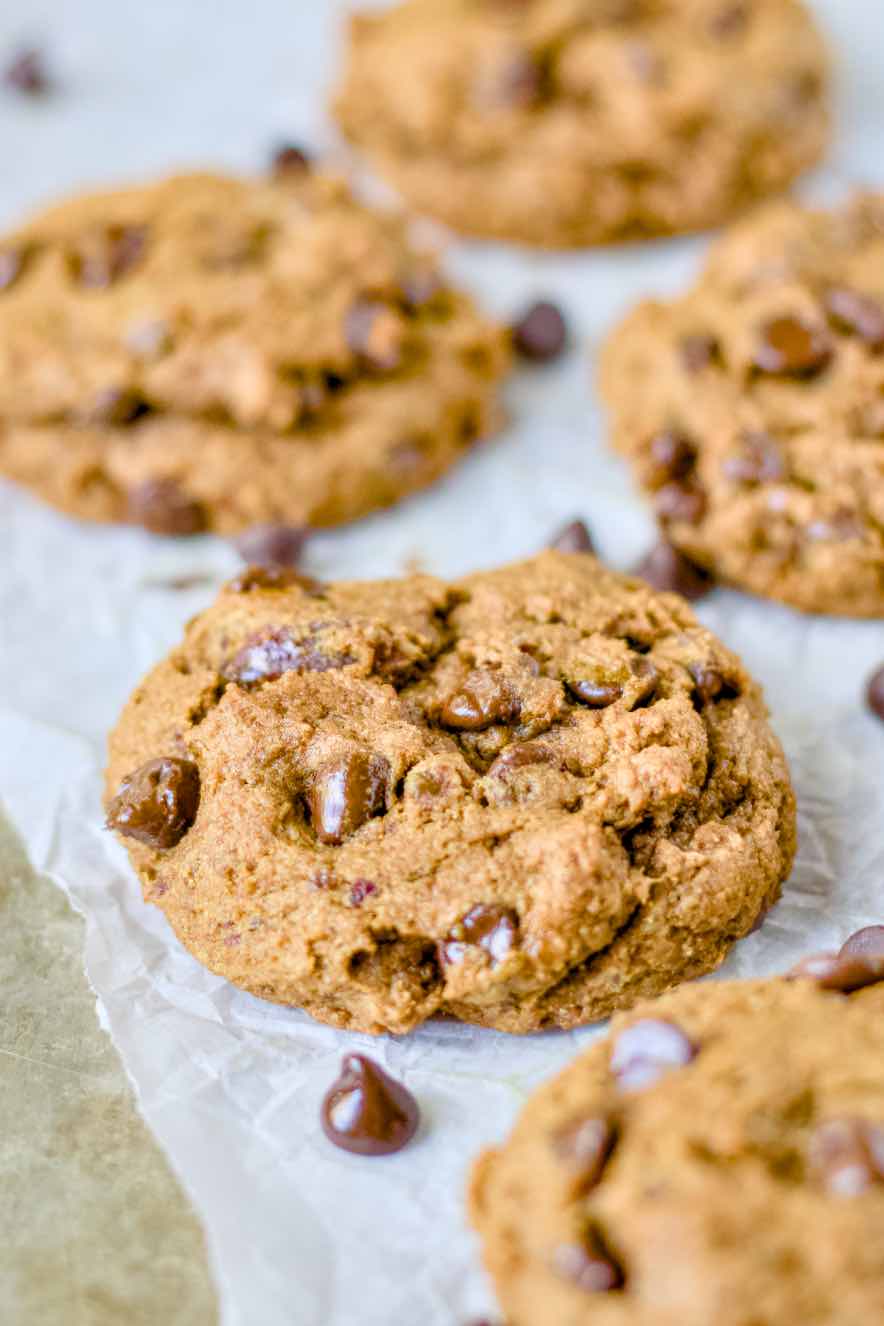 Healthy Pumpkin Chocolate Chip Date Cookies