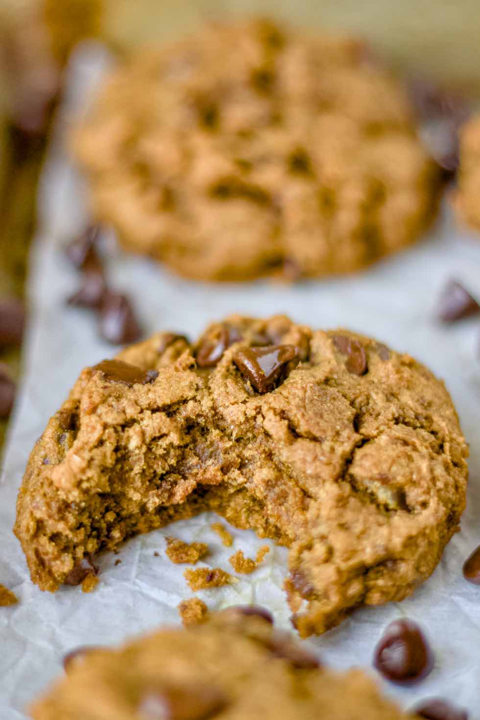 Healthy Pumpkin Chocolate Chip Date Cookies