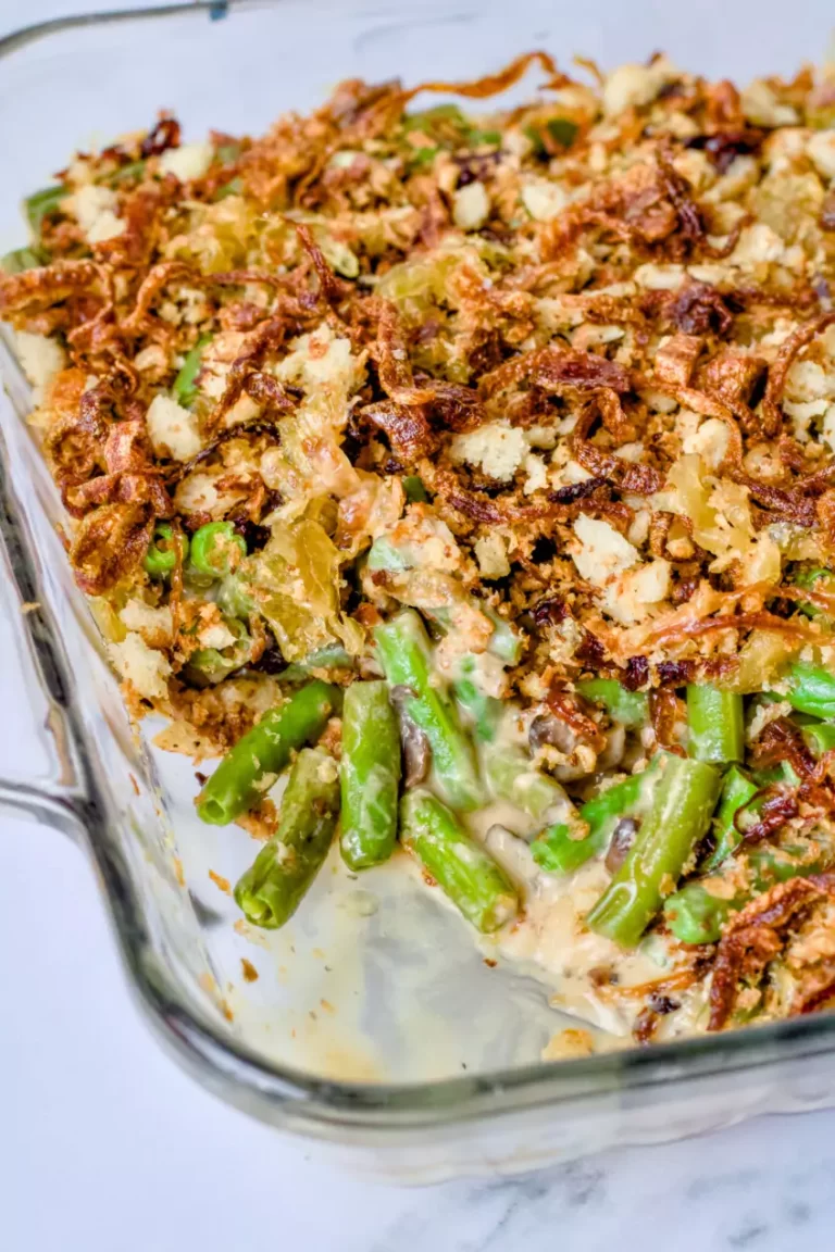 Fresh Green Bean Casserole