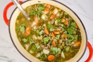 Ground Turkey Vegetable Soup