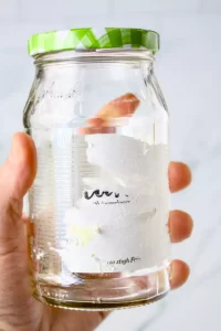 How to Remove Sticky Labels from Glass Jars