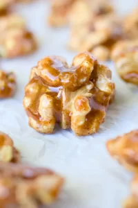 Honey glazed walnuts