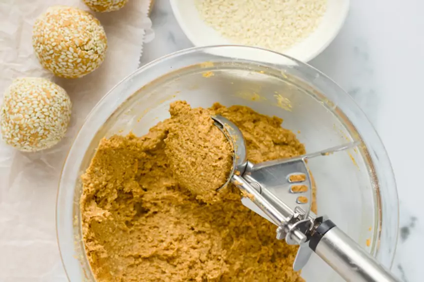 Pumpkin Tahini Energy Balls