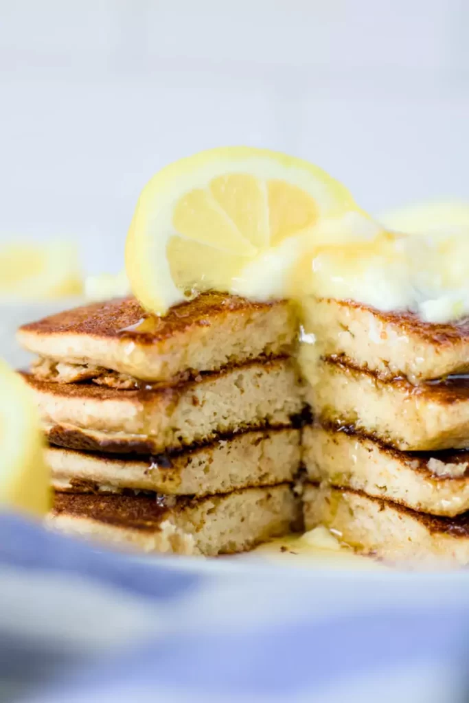 Healthy Lemon Ricotta Pancakes
