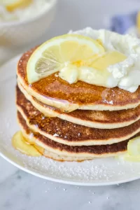 Healthy Lemon Ricotta Pancakes