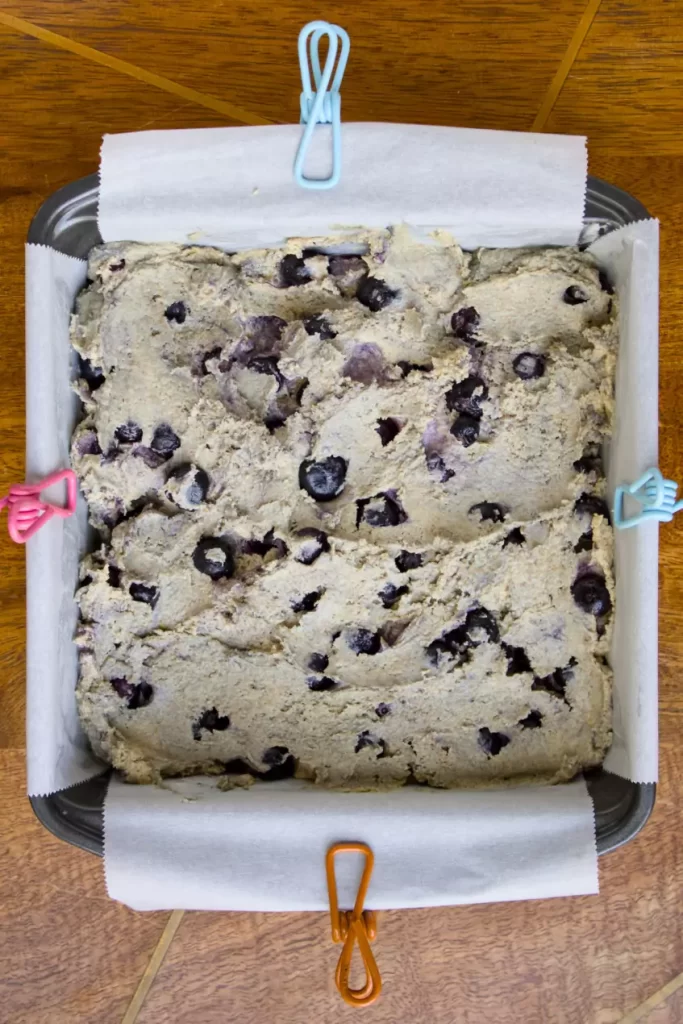 Whole Wheat Blueberry Coffee Cake