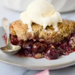 Cherry Cobbler (fresh or frozen cherries)
