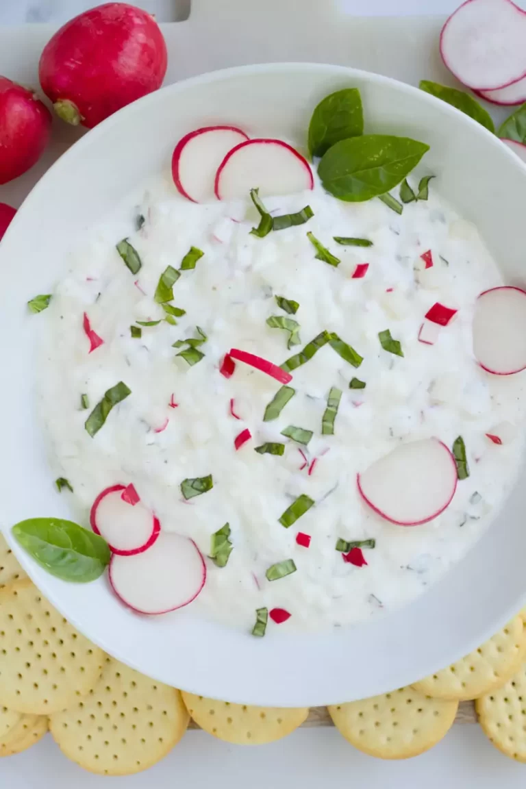 Greek Yogurt Radish Dip