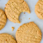 Chewy Peanut Butter Oat Cookies