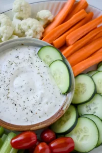 Greek Yogurt Veggie Dip