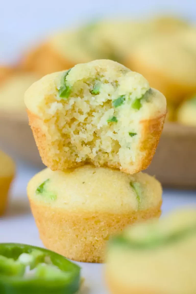 Mini Jalapeño Cornbread Muffins
