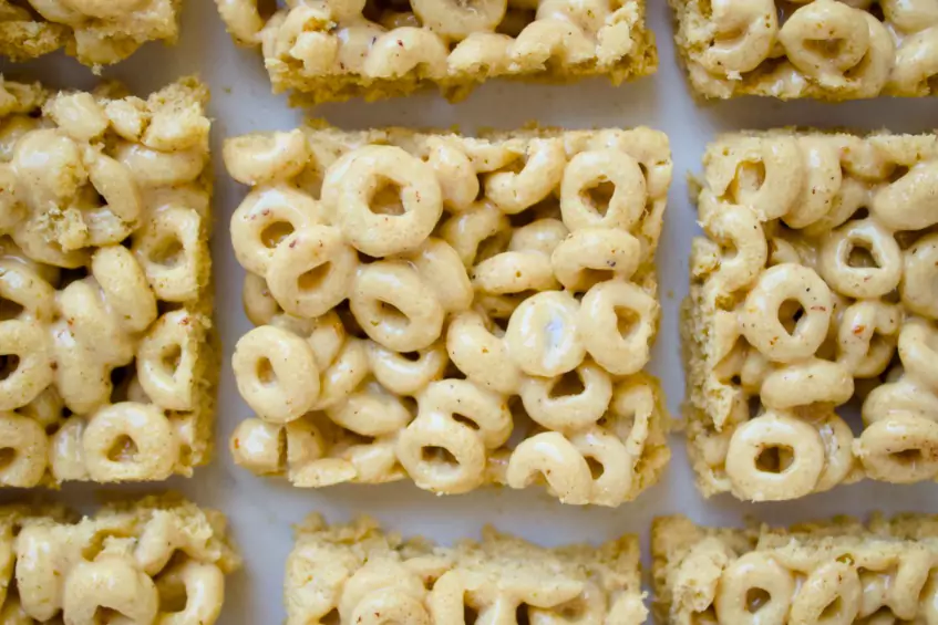 Brown Butter Cheerio Marshmallow Treats