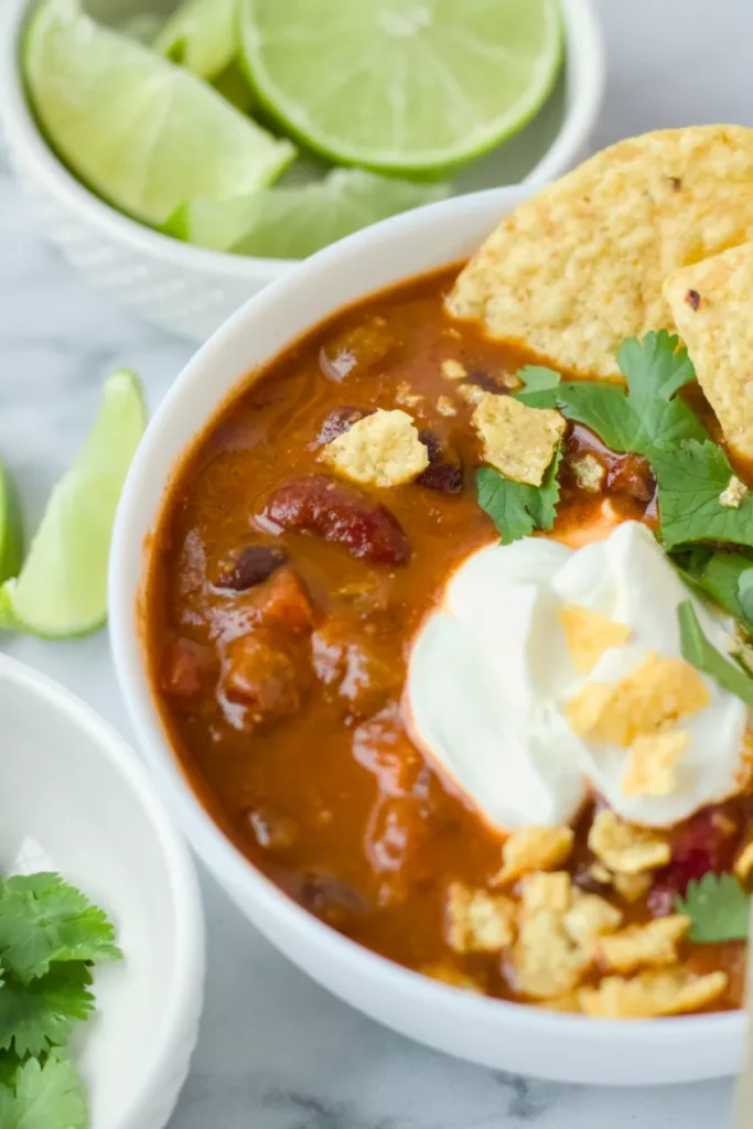 easy one pot vegetarian chili