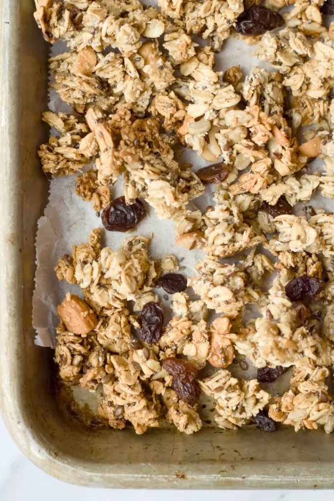 Sourdough discard granola.