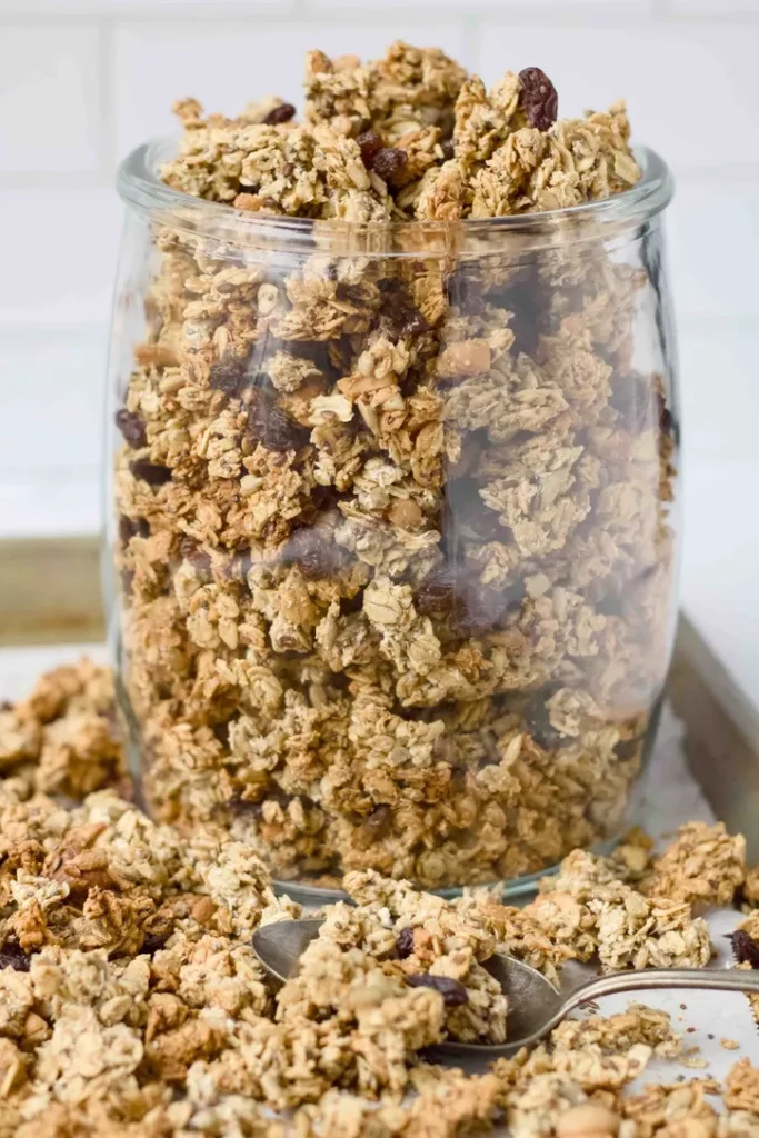 Sourdough discard granola.