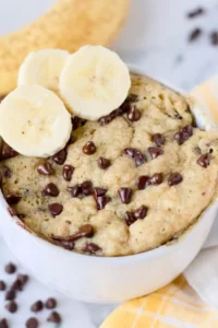 Healthy Chocolate Chip Banana Mug Cake